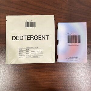 Dedcool Xtra Milk Eau De Parfum 1.5 ml Fragrance & Milk Detergent 1 oz Samples